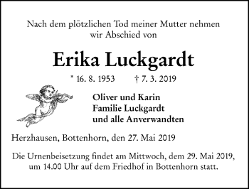 Traueranzeige von Erika Luckgardt von 205 HA - Hinterländer Anzeiger (130)