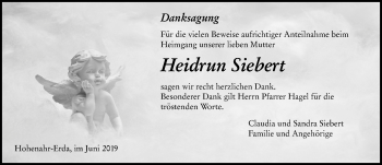 Traueranzeige von Heidrun Siebert von 201 WNZ - Wetzlarer Neue Zeitung (110)