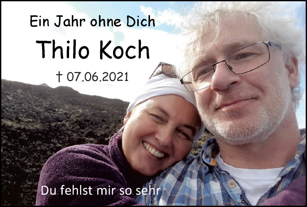  Traueranzeige für Thilo Koch vom 07.06.2022 aus Dill Block